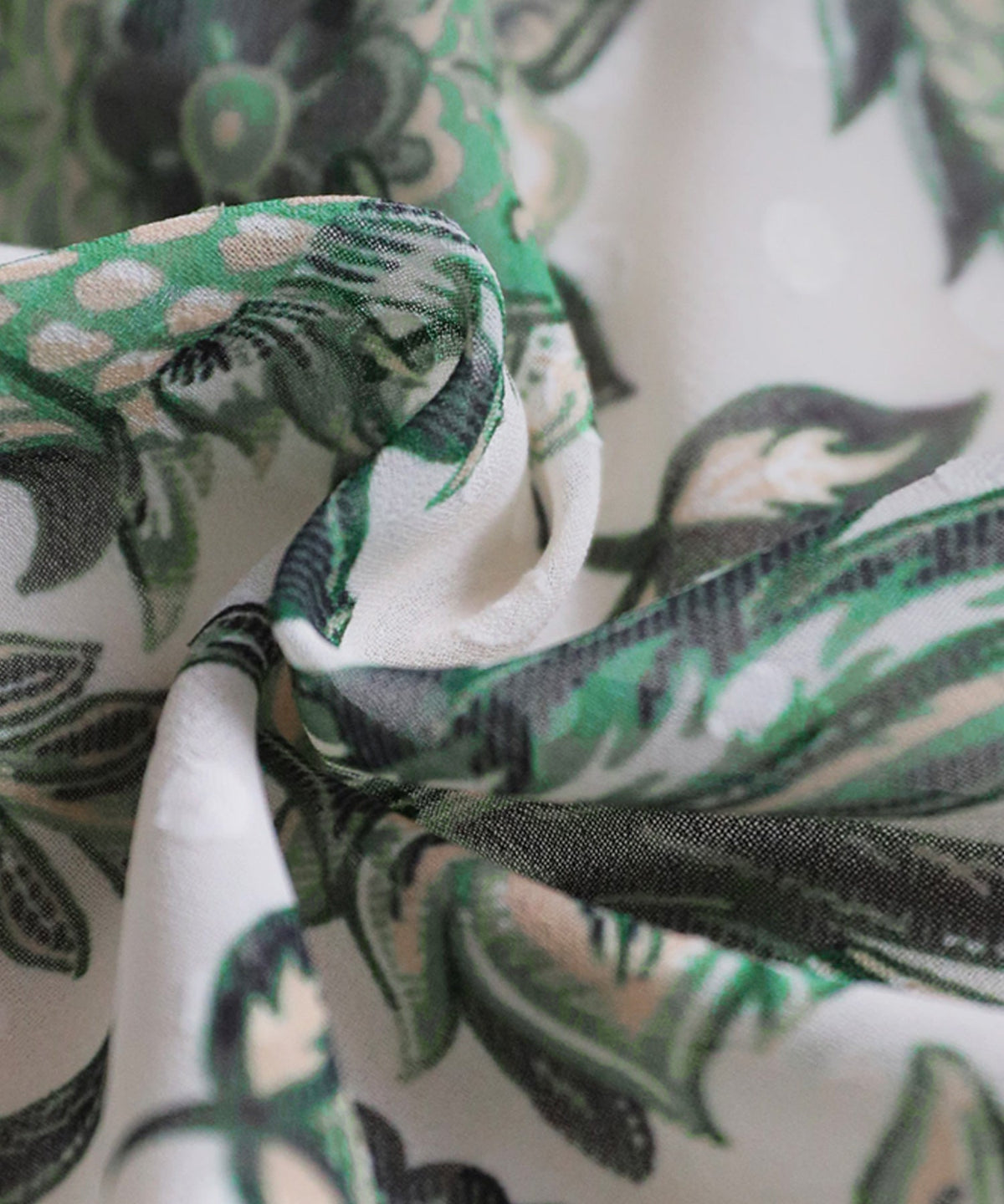 NUUUII Botanical Print Polka Dot Georgette Overalls