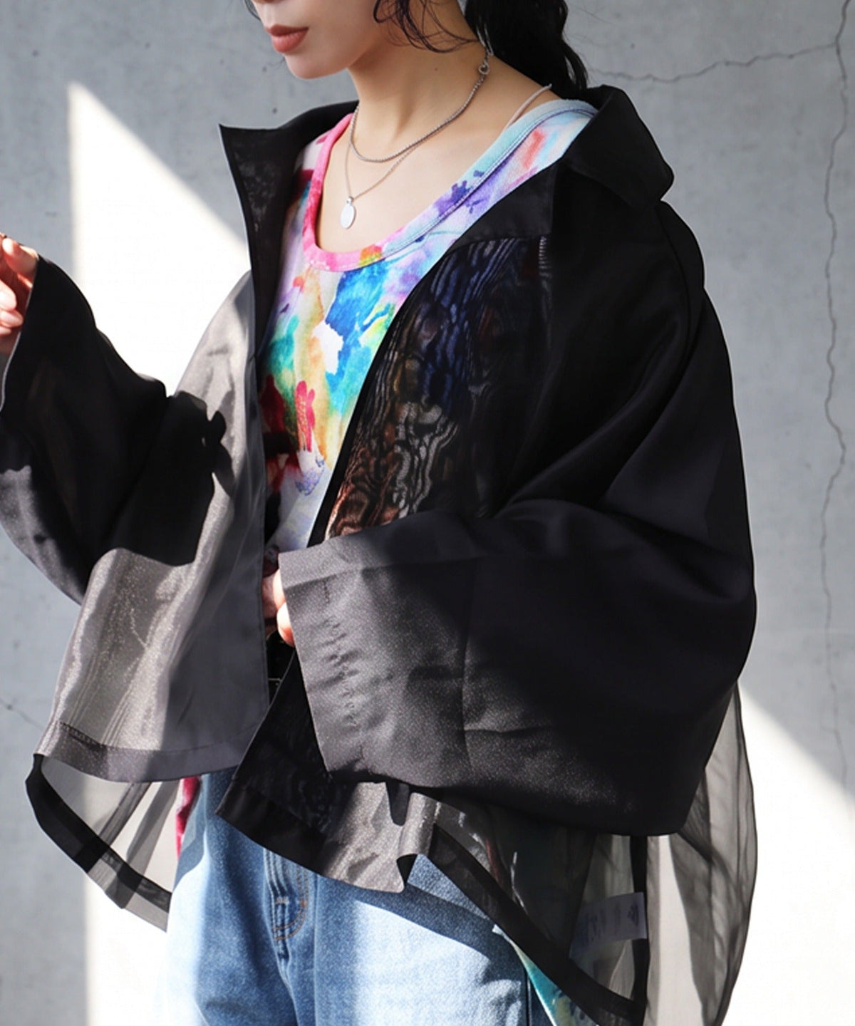 NUUUII Sheer Tailored Short Jacket Ladies