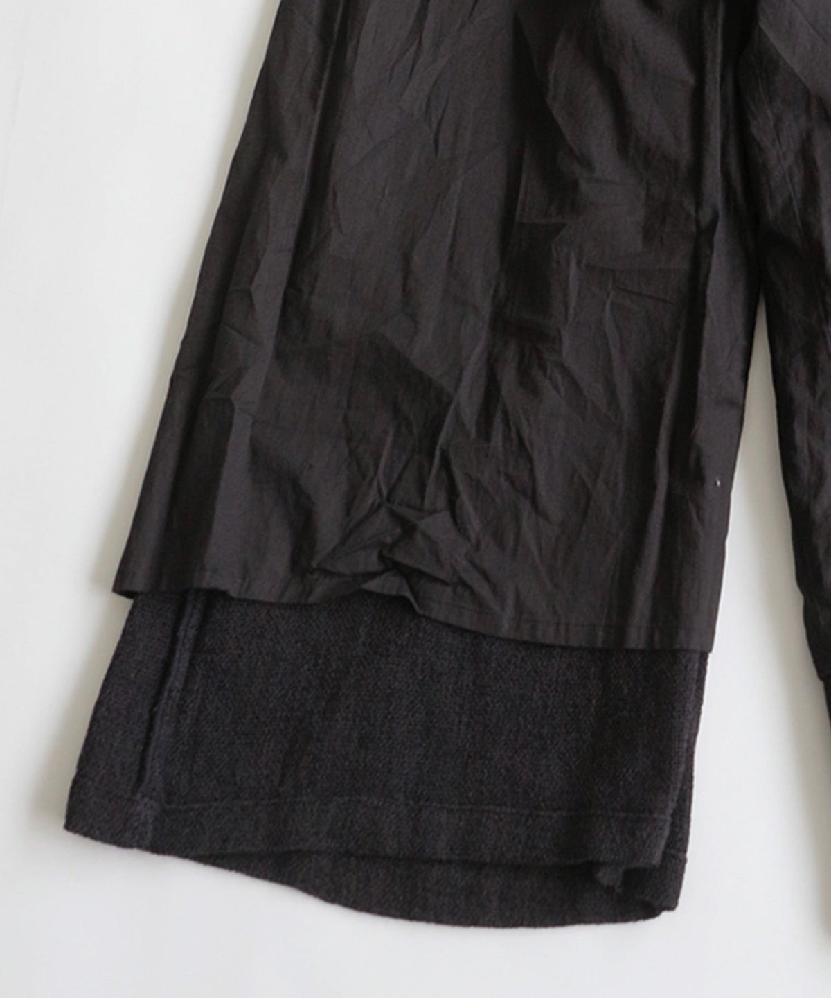 NUUUII Wrap-Style Skirt-Like Wide-Leg Pants Ladies