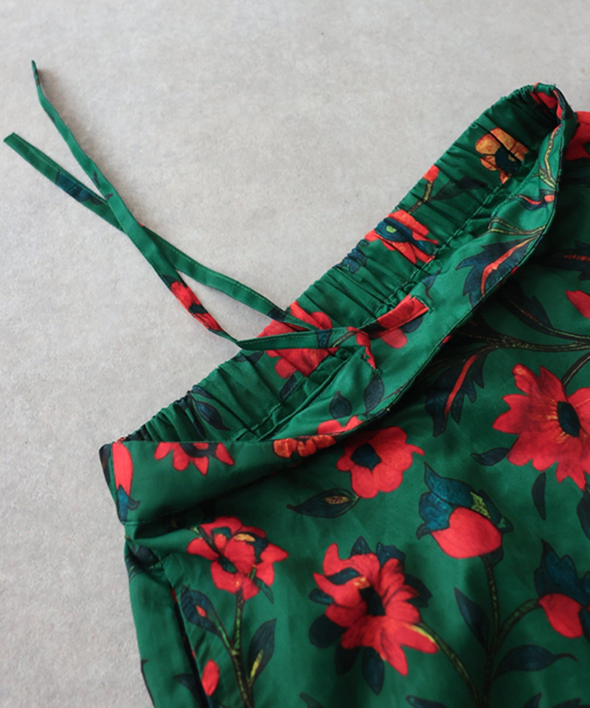 NUUUII Botanical Print Floral Flared Long Skirt Ladies