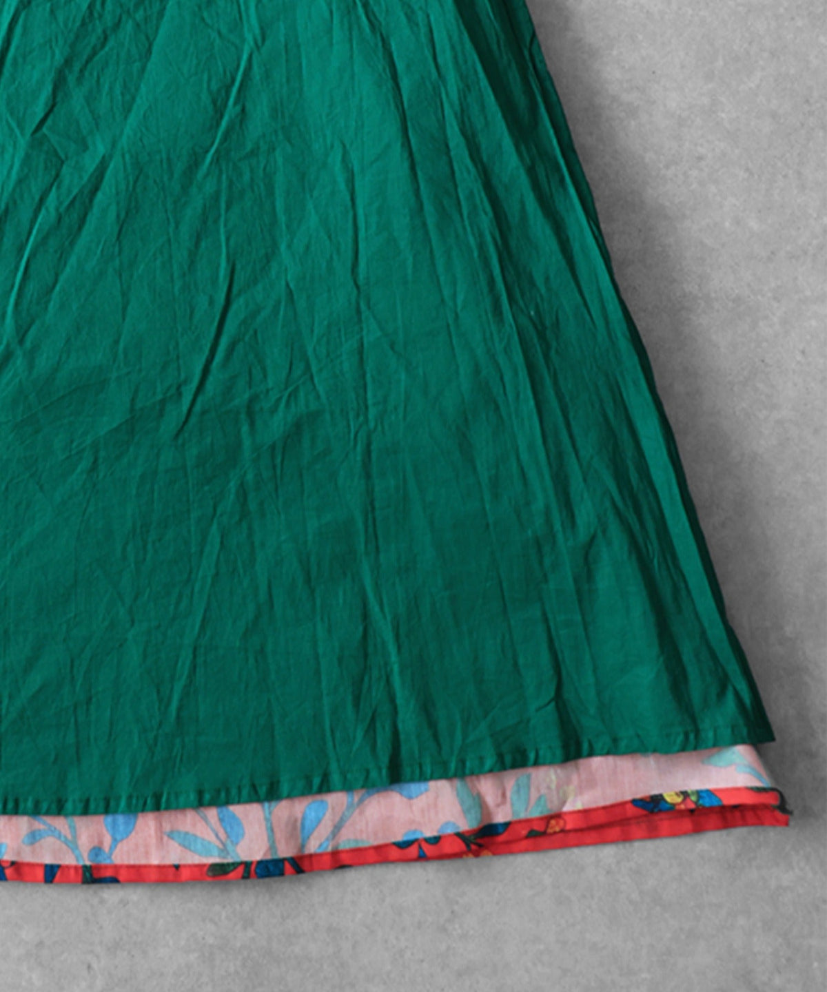 NUUUII Botanical Print Floral Flared Long Skirt Ladies