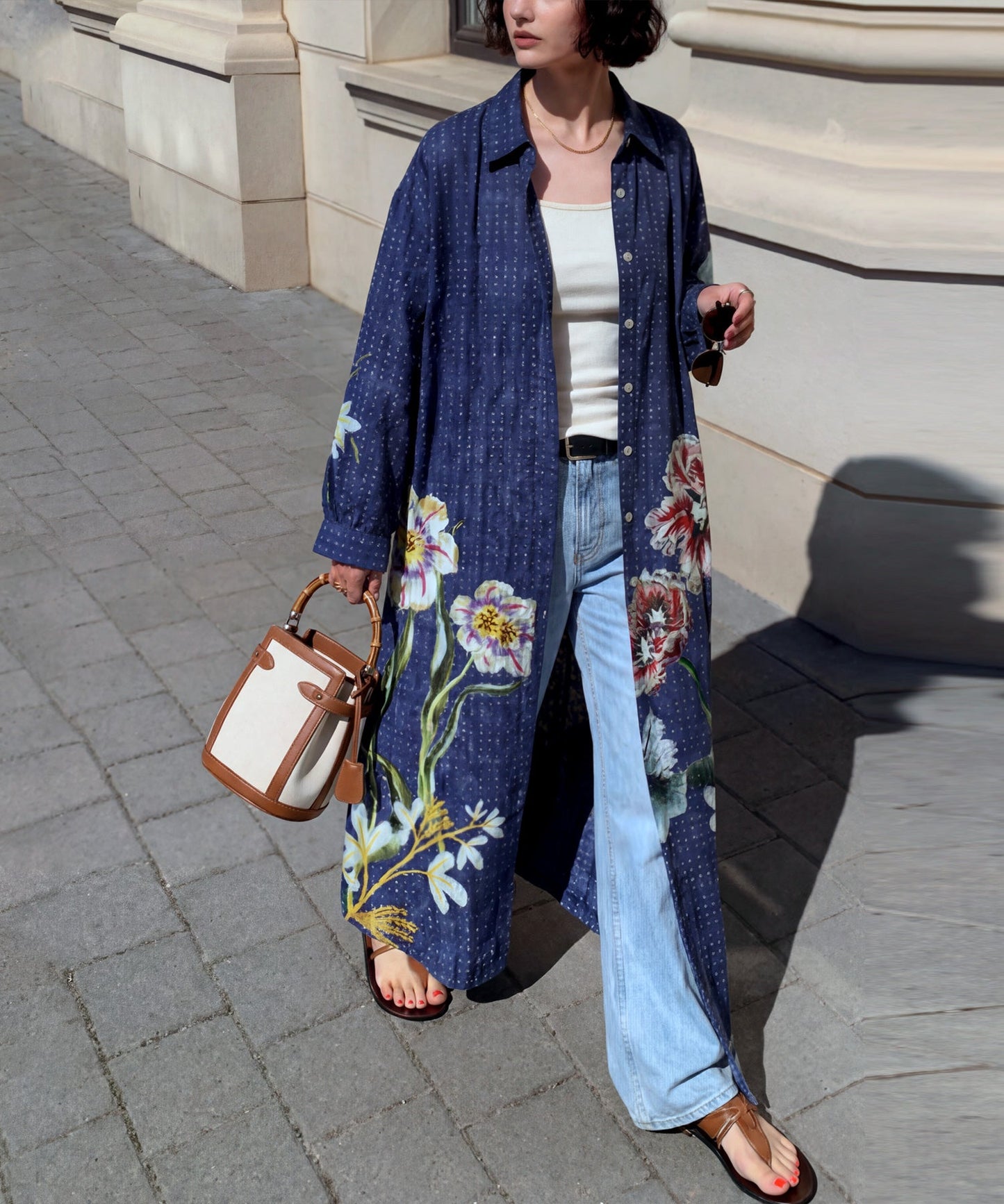 NUUUII Long Floral Dobby Dress Ladies