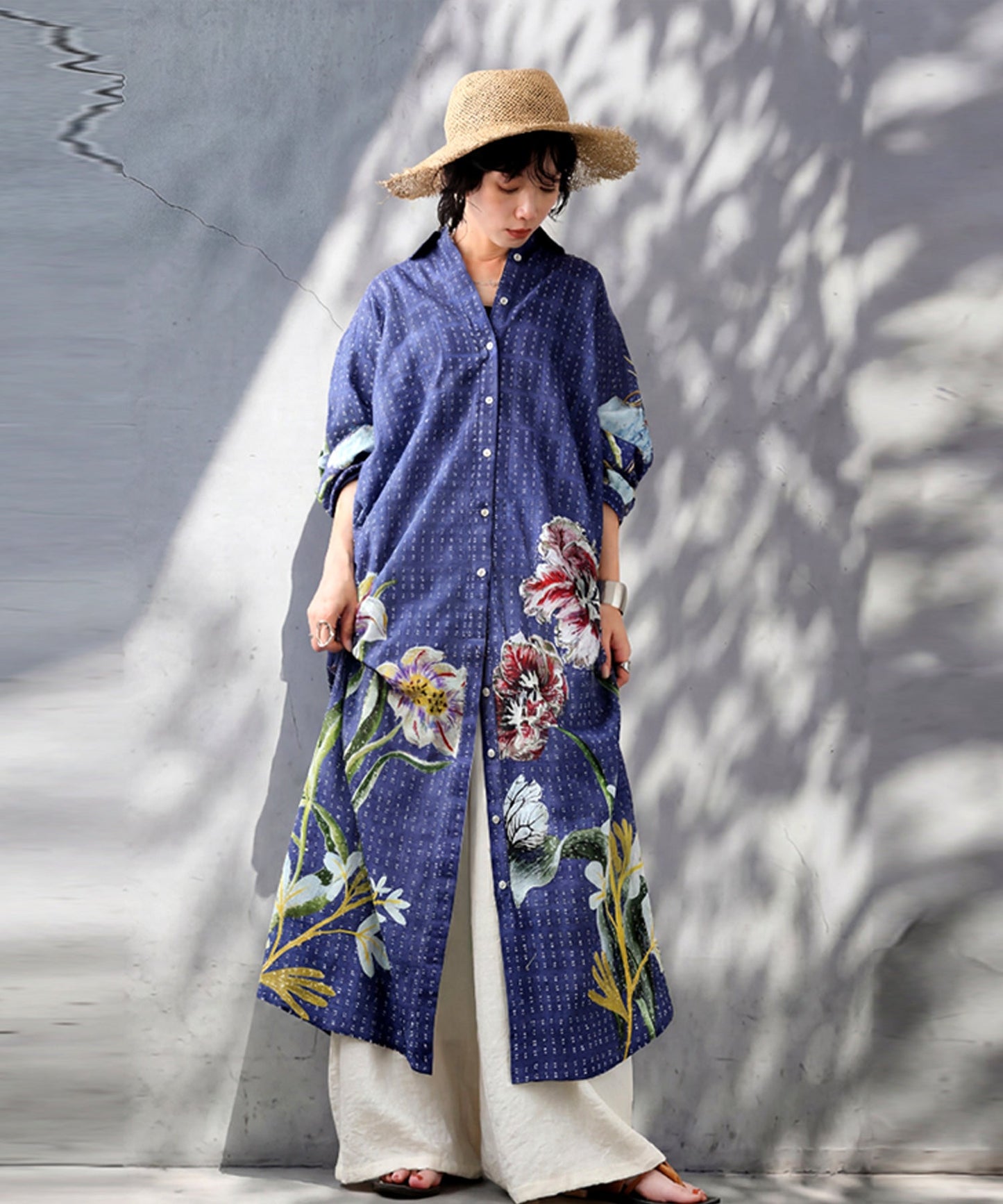 NUUUII Long Floral Dobby Dress Ladies
