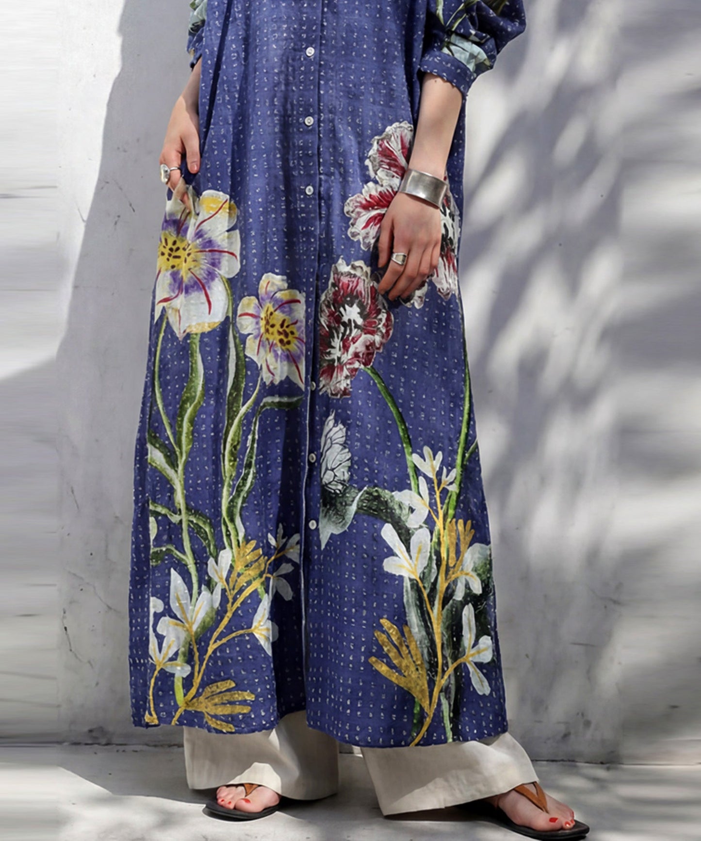 NUUUII Long Floral Dobby Dress Ladies