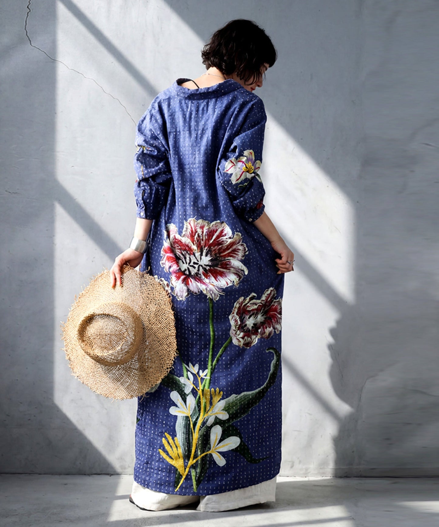 NUUUII Long Floral Dobby Dress Ladies