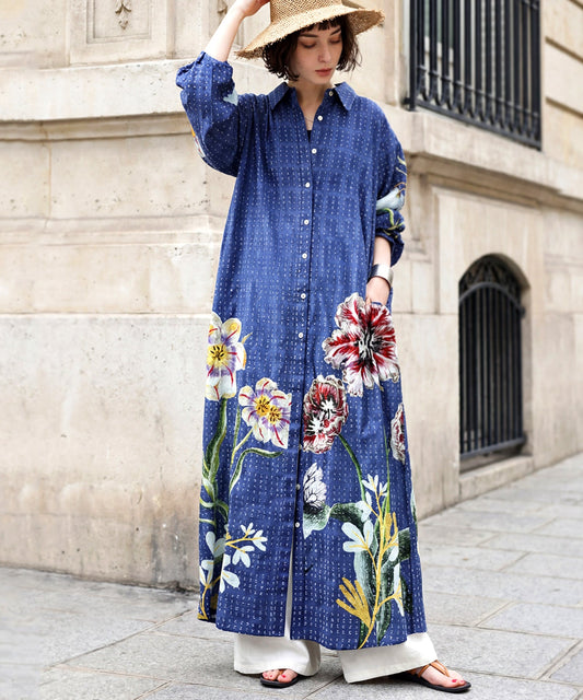 NUUUII Long Floral Dobby Dress Ladies
