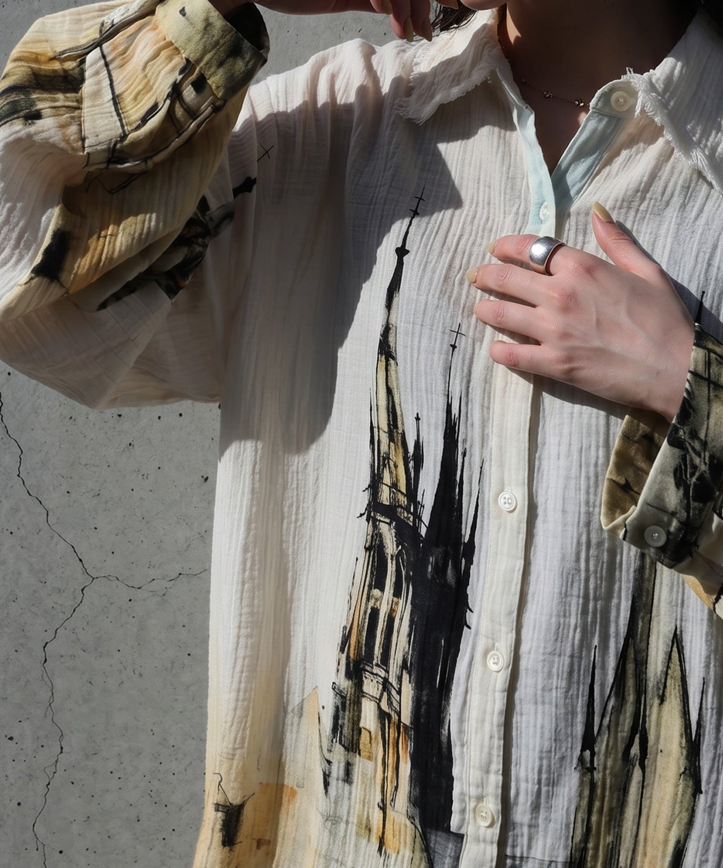 NUUUII Double Gauze Shirt Dress Ladies