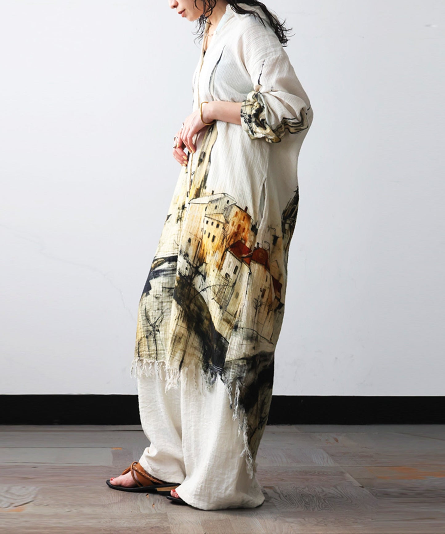 NUUUII Double Gauze Shirt Dress Ladies