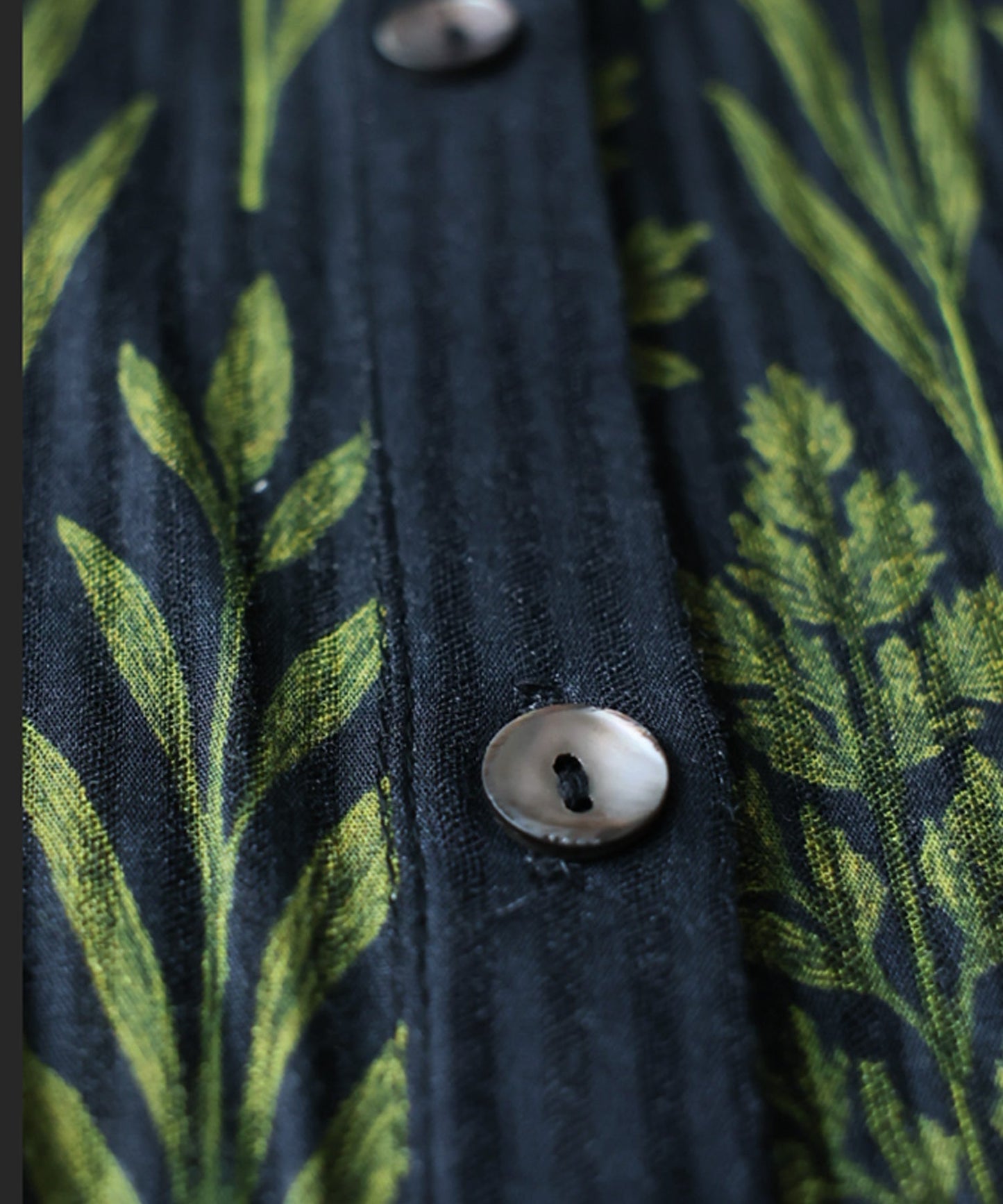 NUUUII Botanical Print Dolman Shirt Dress Ladies