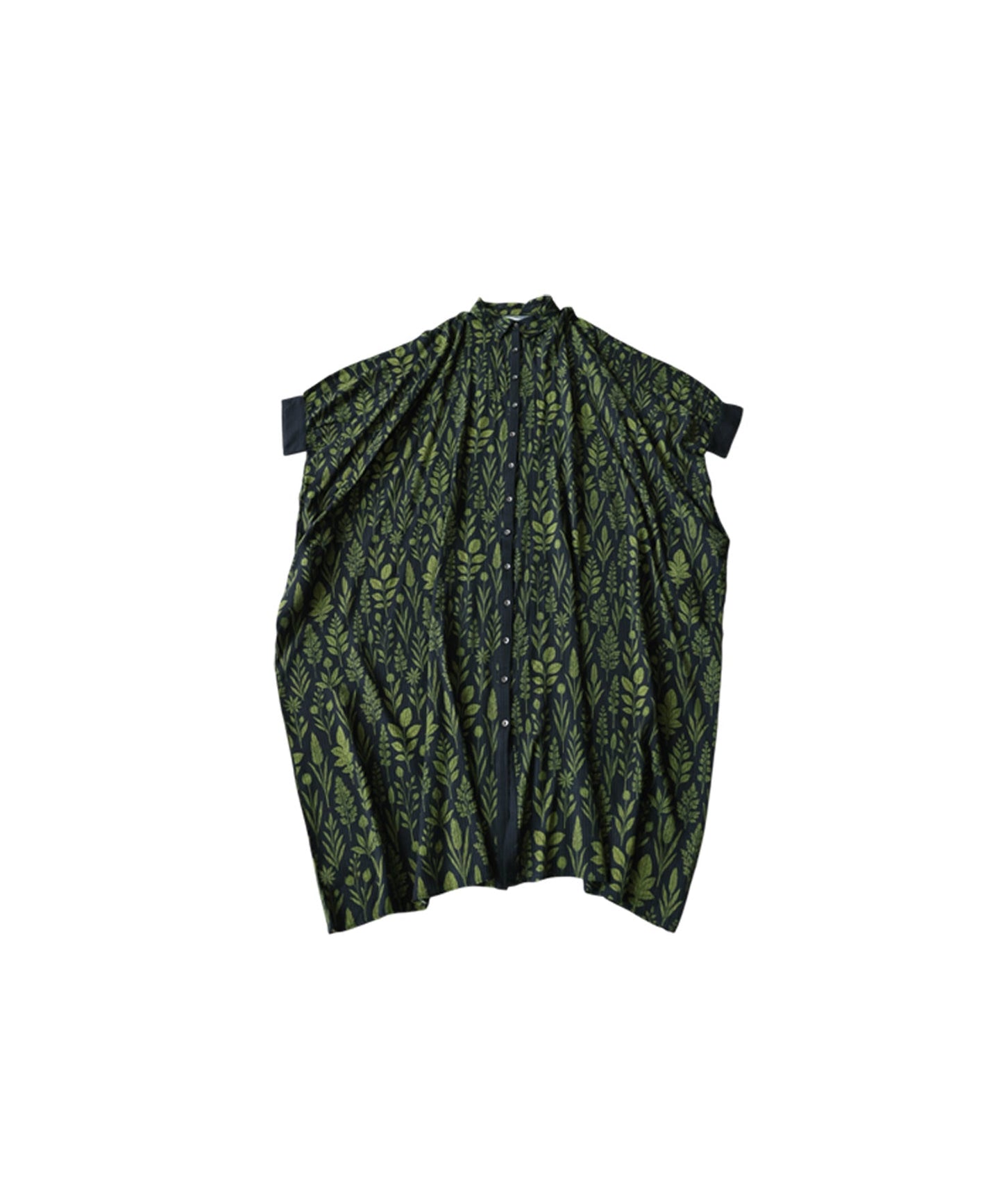 NUUUII Botanical Print Dolman Shirt Dress Ladies