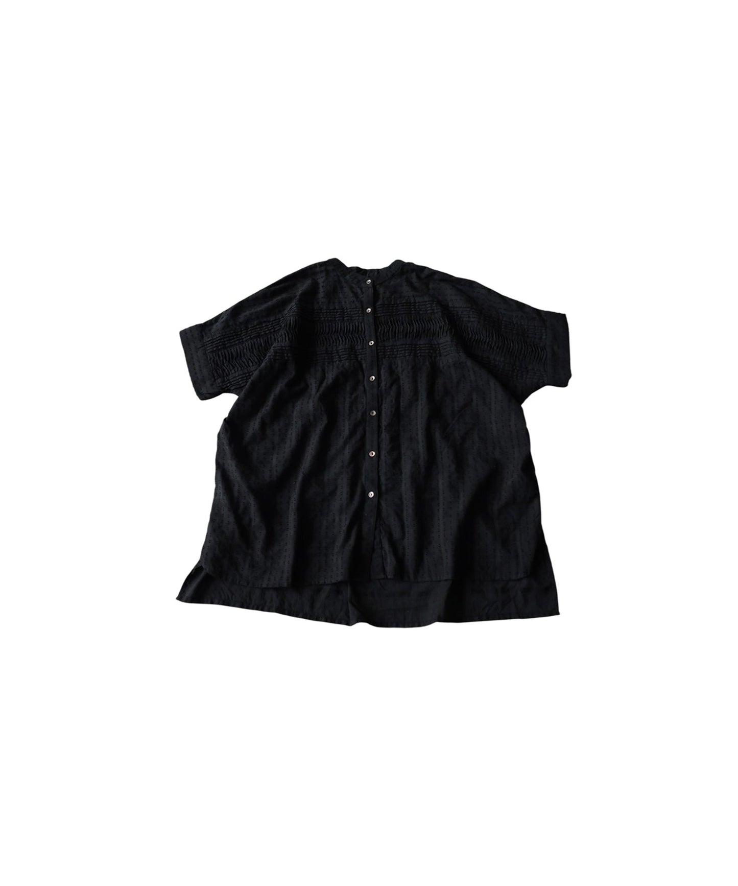 NUUUII 100% Cotton Dobby Weave Dolman Sheer Shirt Ladies