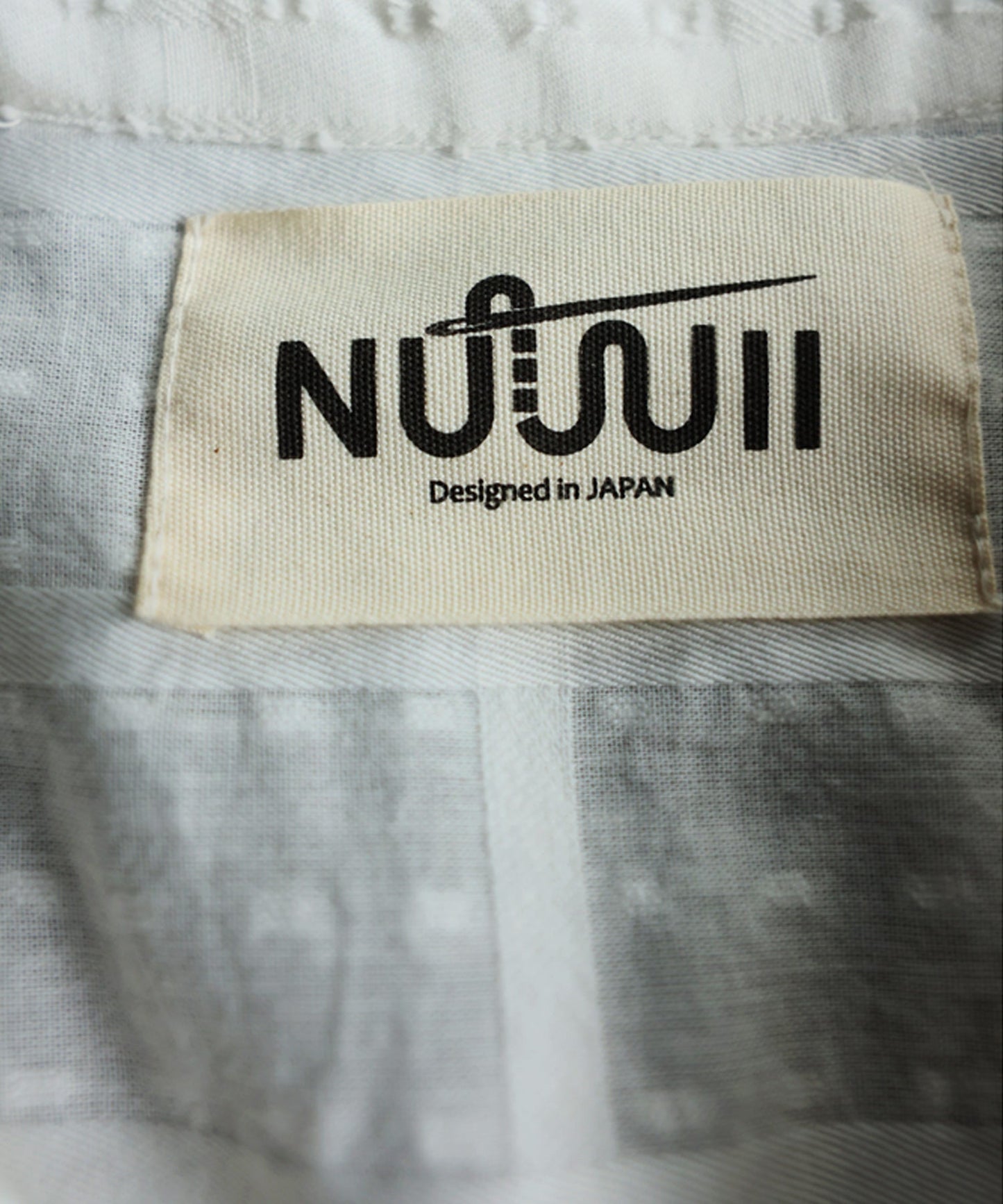 NUUUII 100% Cotton Dobby Weave Dolman Sheer Shirt Ladies