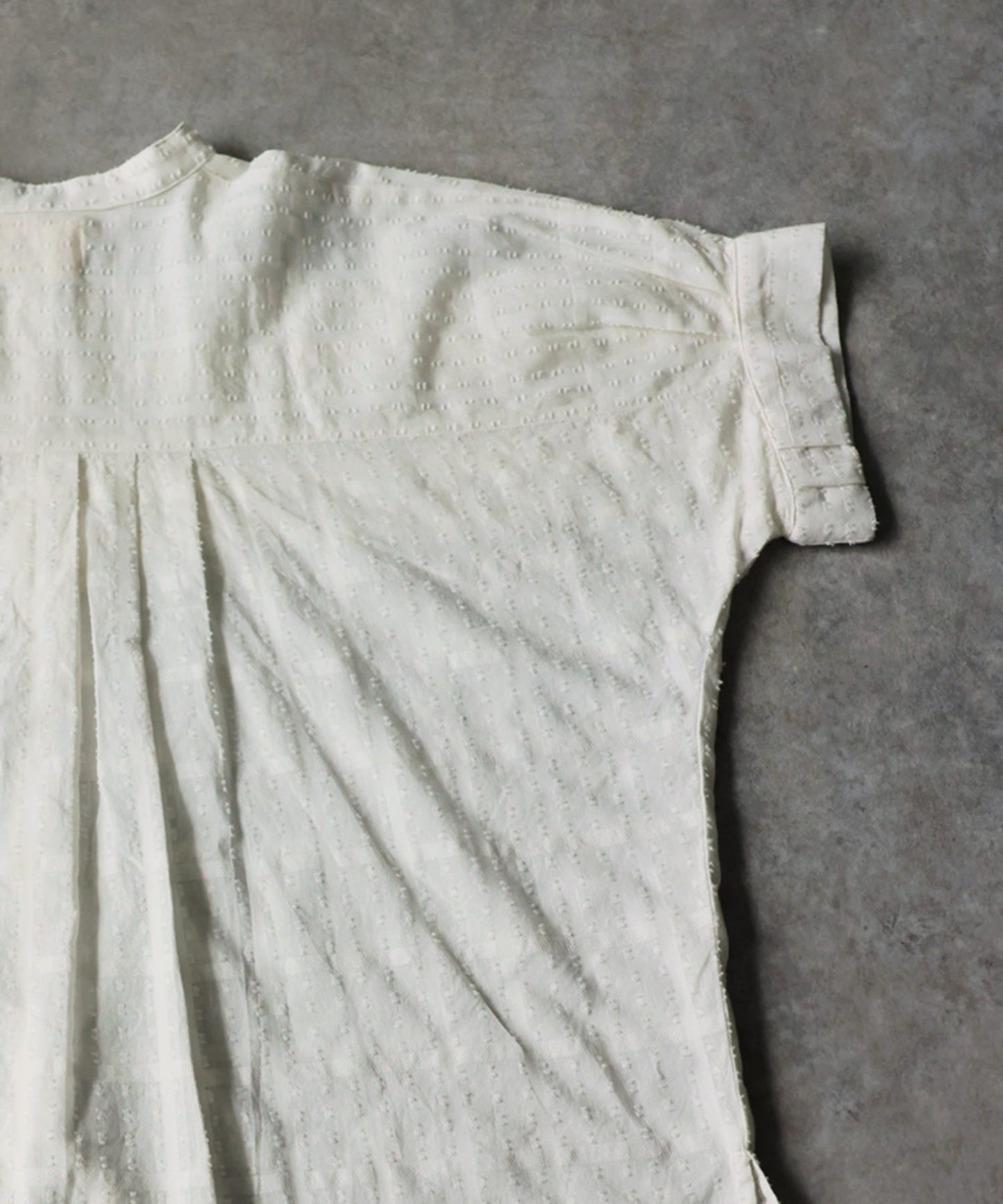 NUUUII 100% Cotton Dobby Weave Dolman Sheer Shirt Ladies