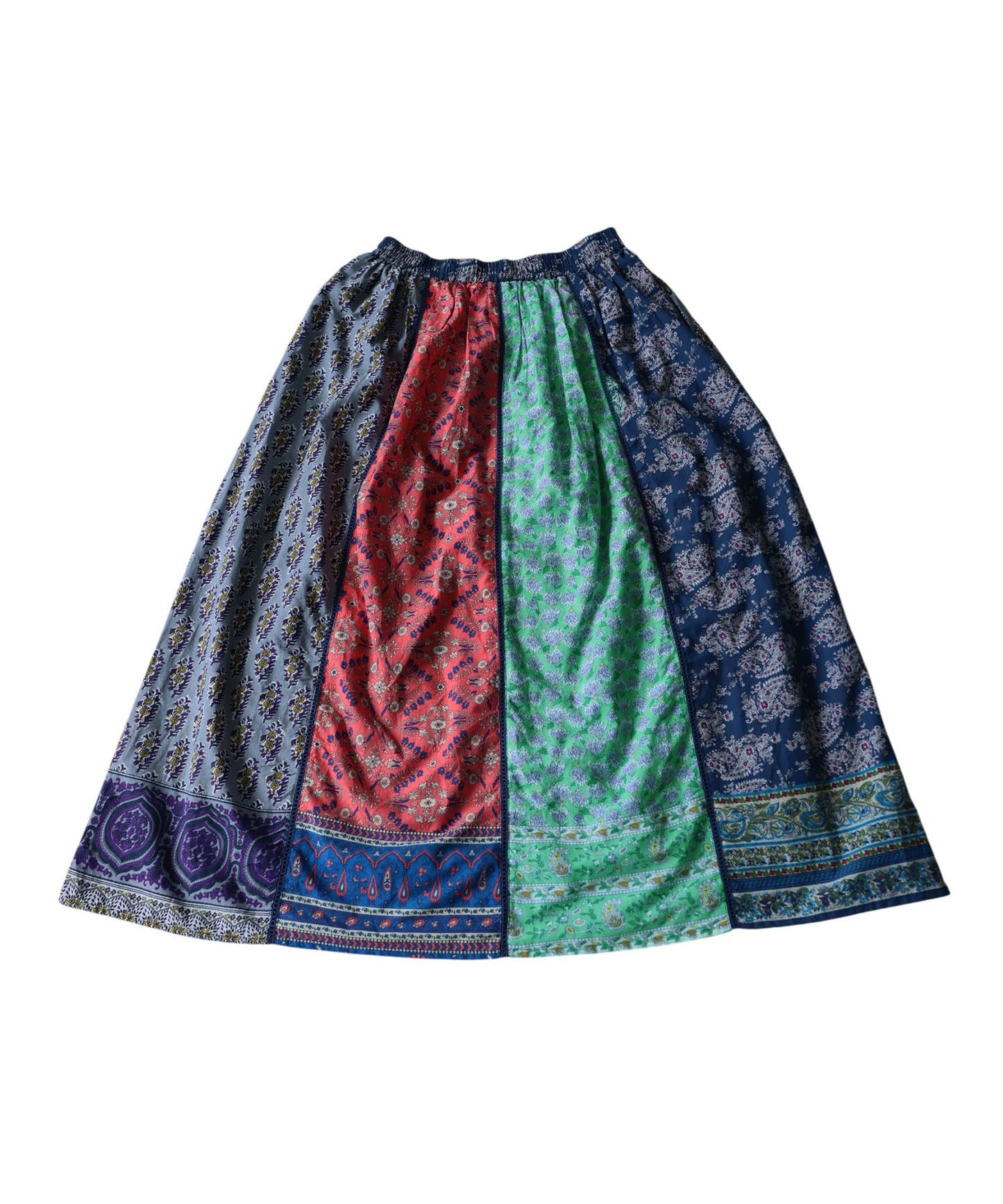 NUUUII Patchwork Flared Scarf, 100% Cotton Skirt Ladies