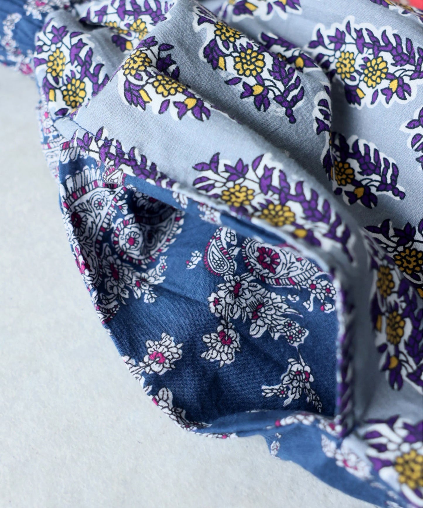 NUUUII Patchwork Flared Scarf, 100% Cotton Skirt Ladies