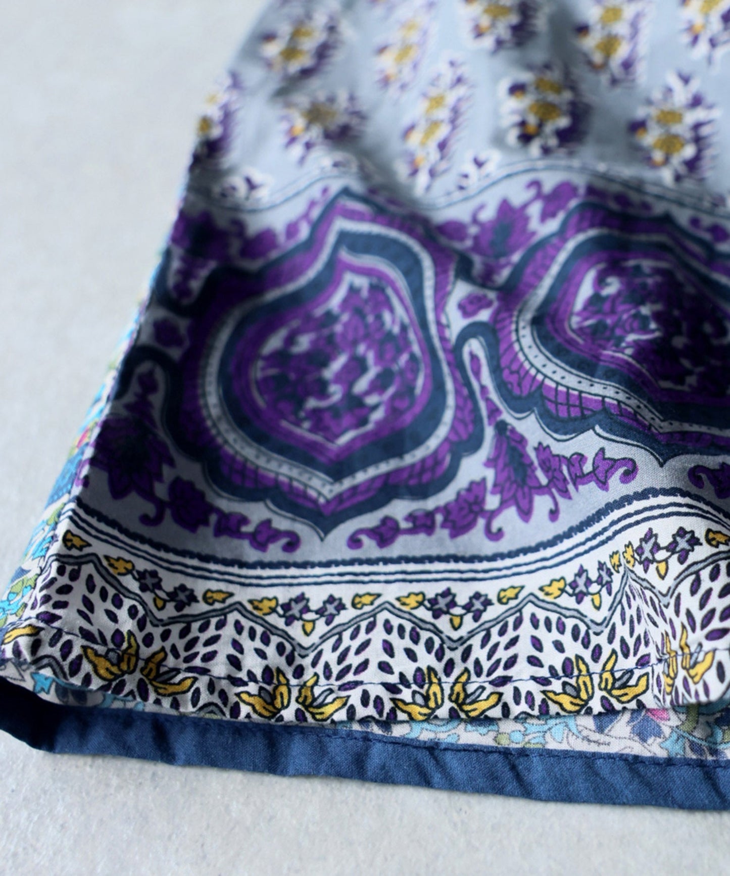 NUUUII Patchwork Flared Scarf, 100% Cotton Skirt Ladies