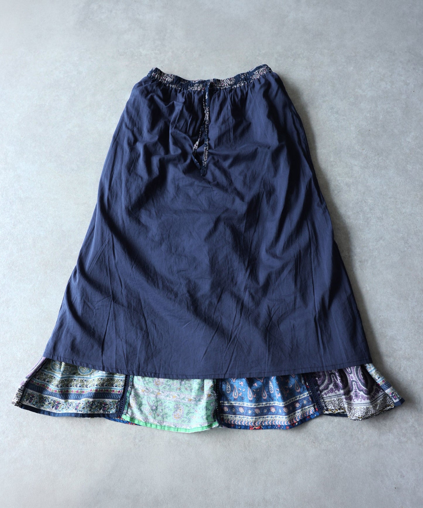 NUUUII Patchwork Flared Scarf, 100% Cotton Skirt Ladies