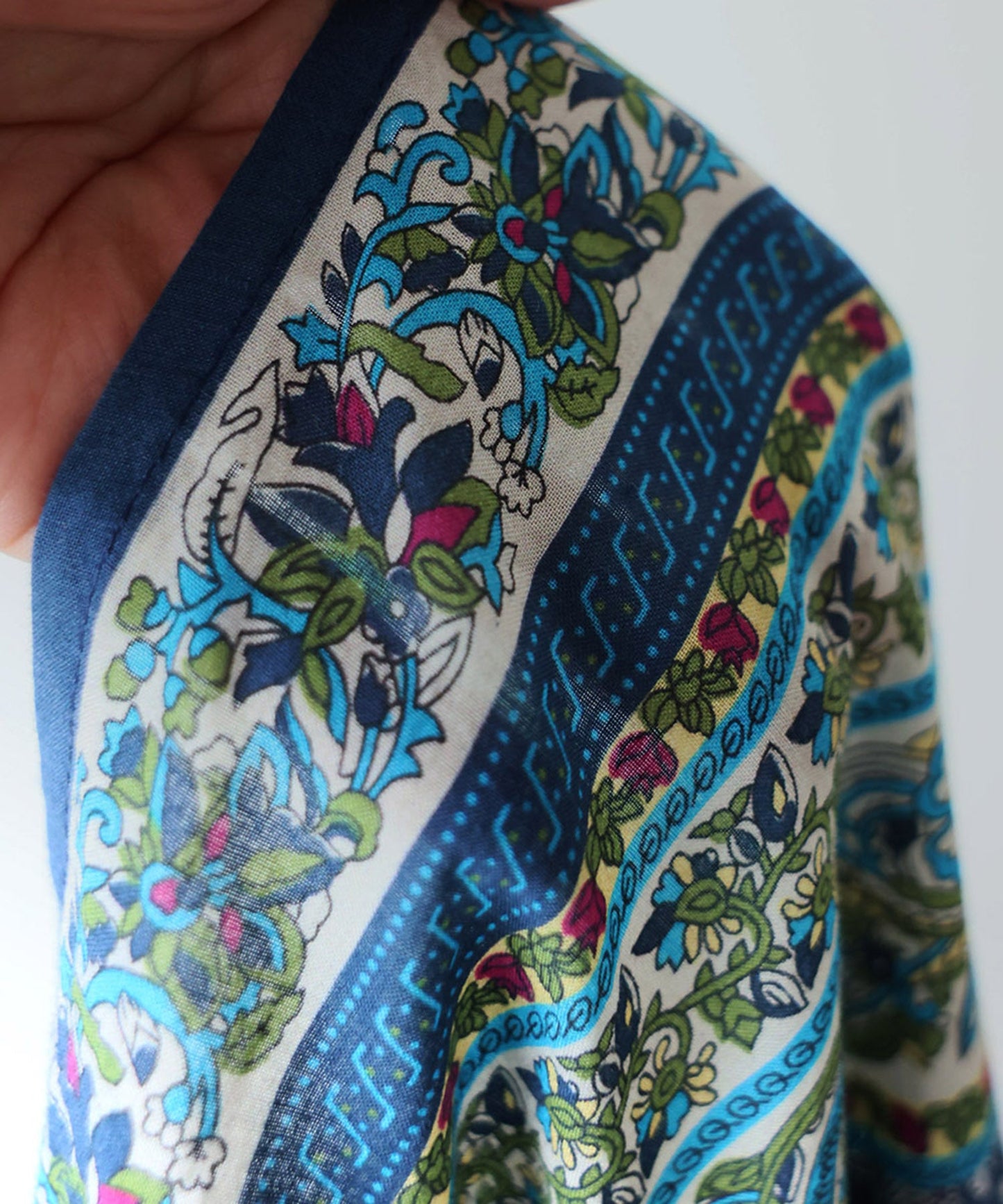 NUUUII Patchwork Flared Scarf, 100% Cotton Skirt Ladies