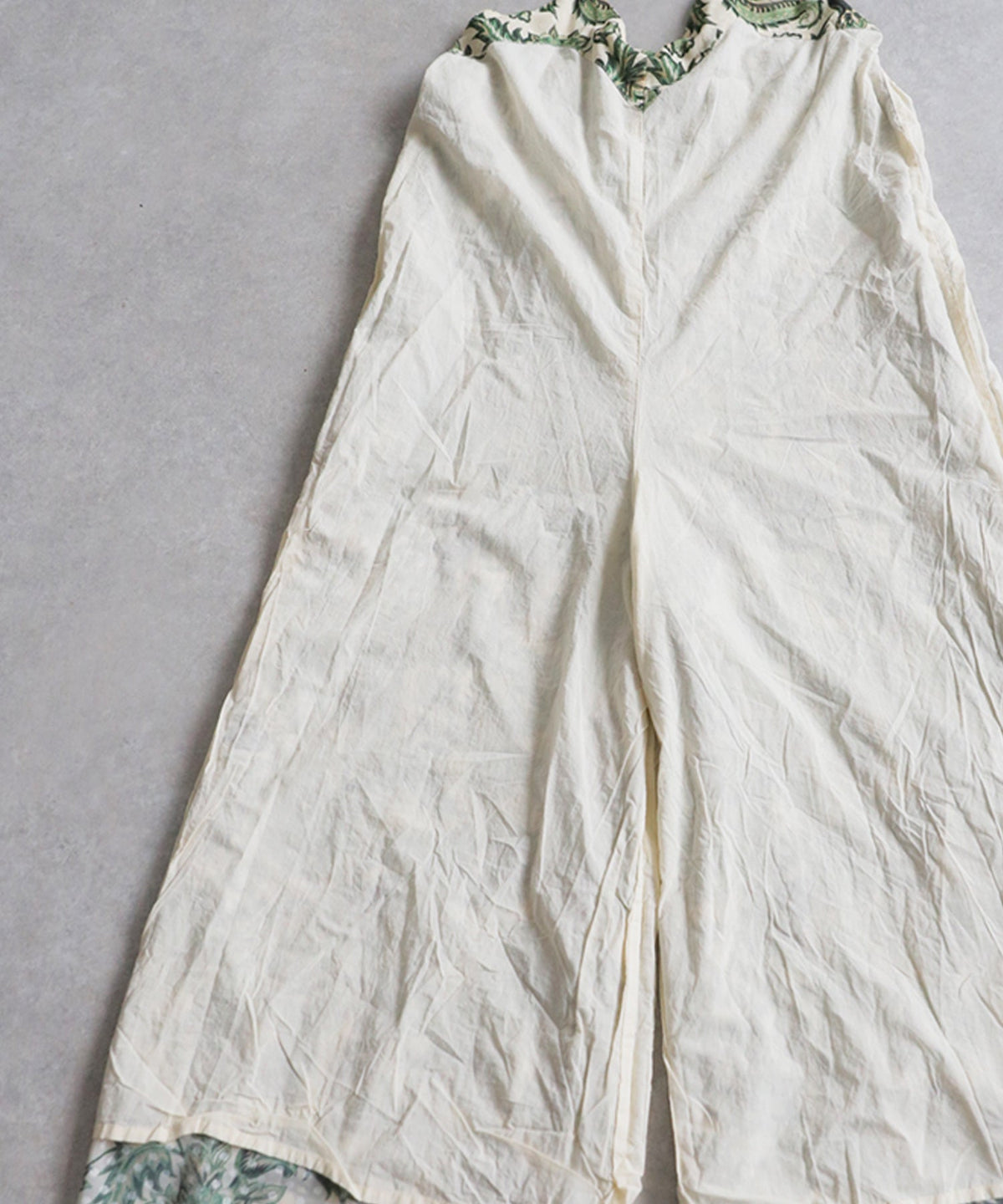 NUUUII Botanical Print Polka Dot Georgette Overalls