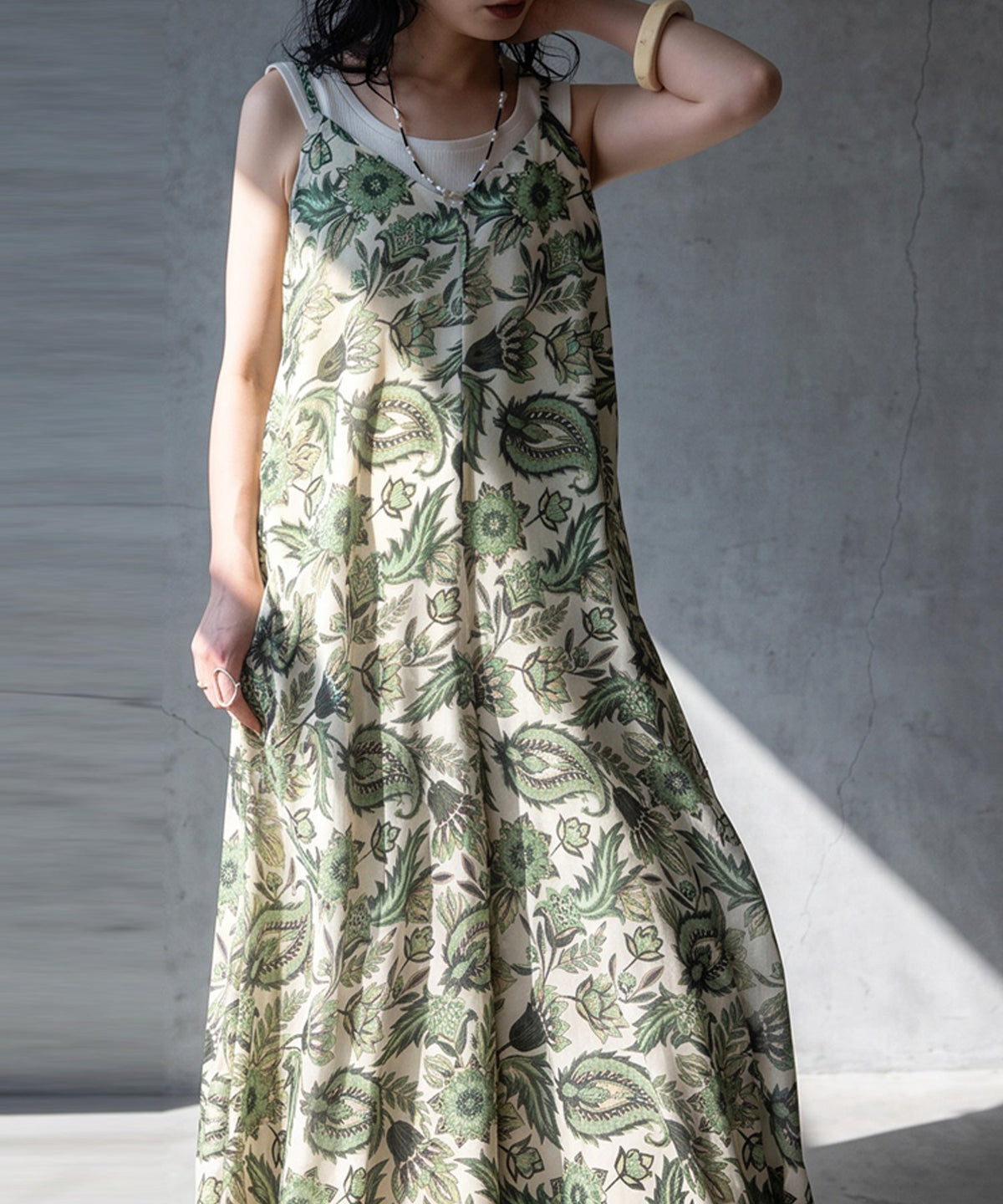 NUUUII Botanical Print Polka Dot Georgette Overalls