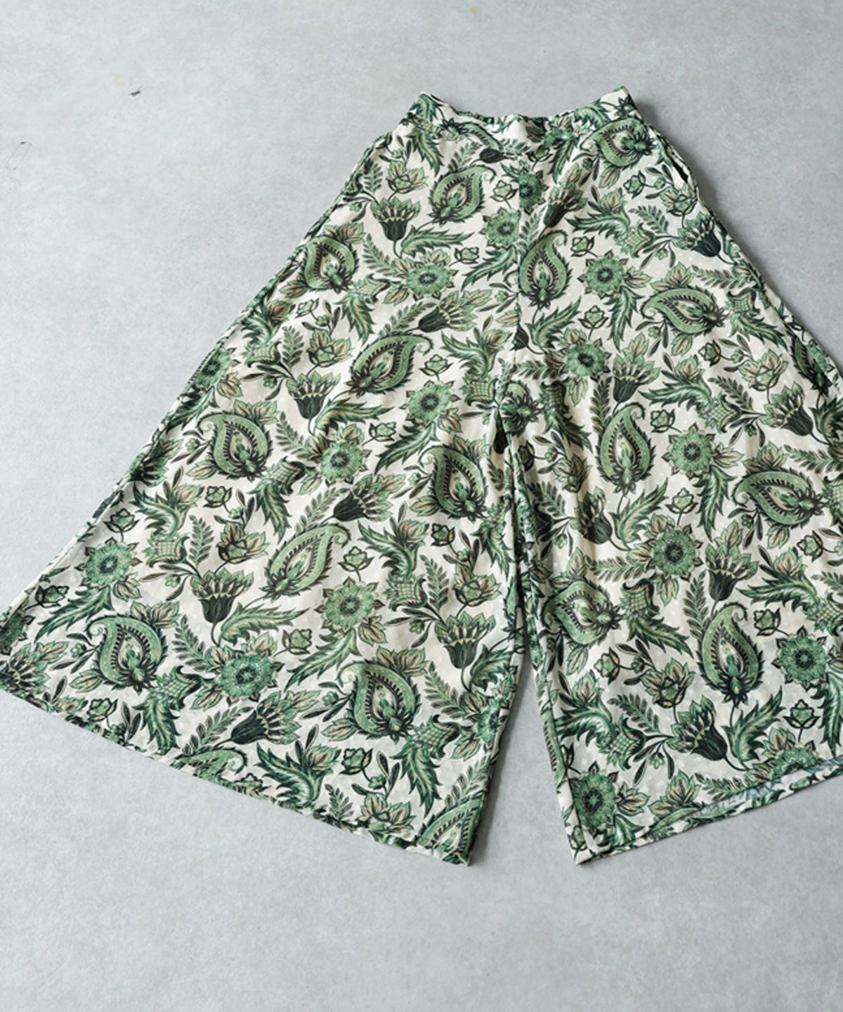 NUUUII Paisley Print Botanical Print Flared Wide Pants Ladies
