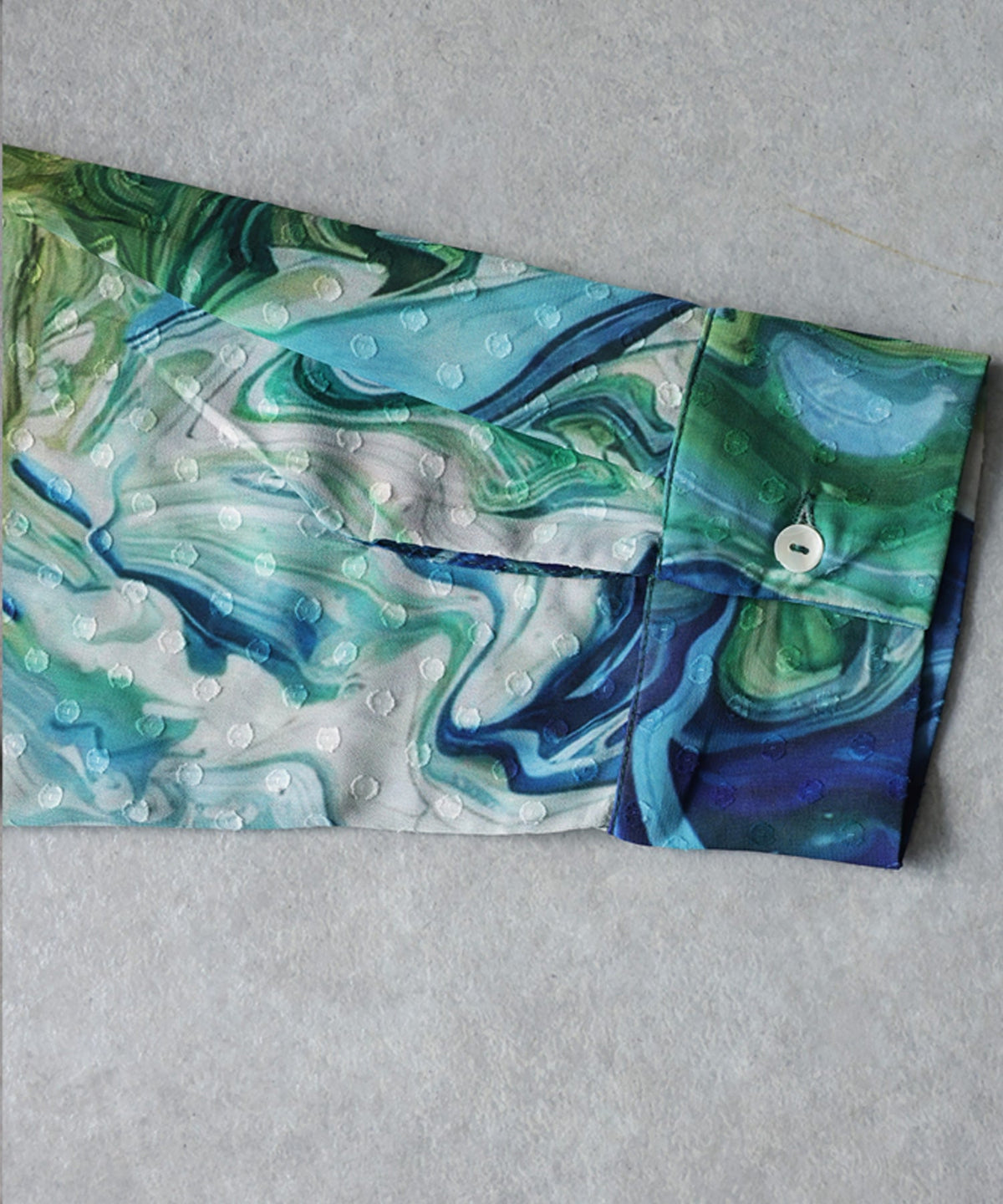 NUUUII Art Print Sheer Blouse Ladies