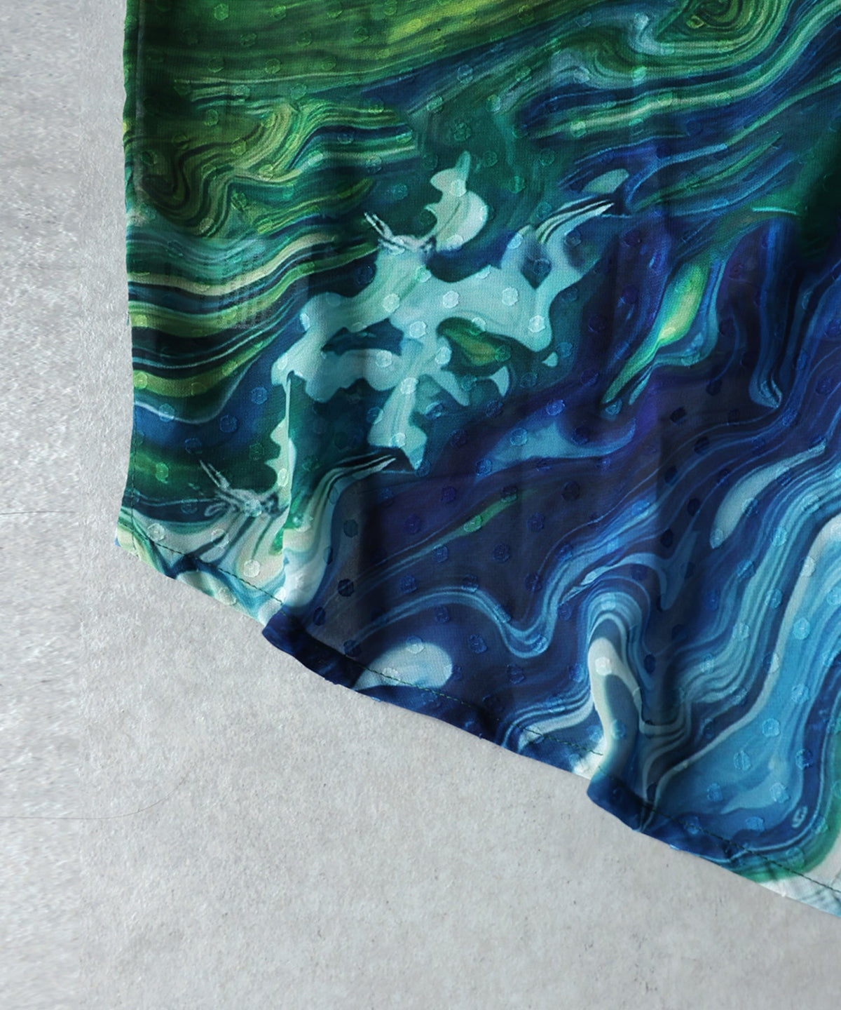 NUUUII Art Print Sheer Blouse Ladies