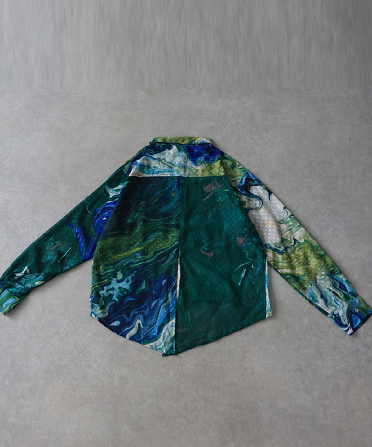 NUUUII Art Print Sheer Blouse Ladies