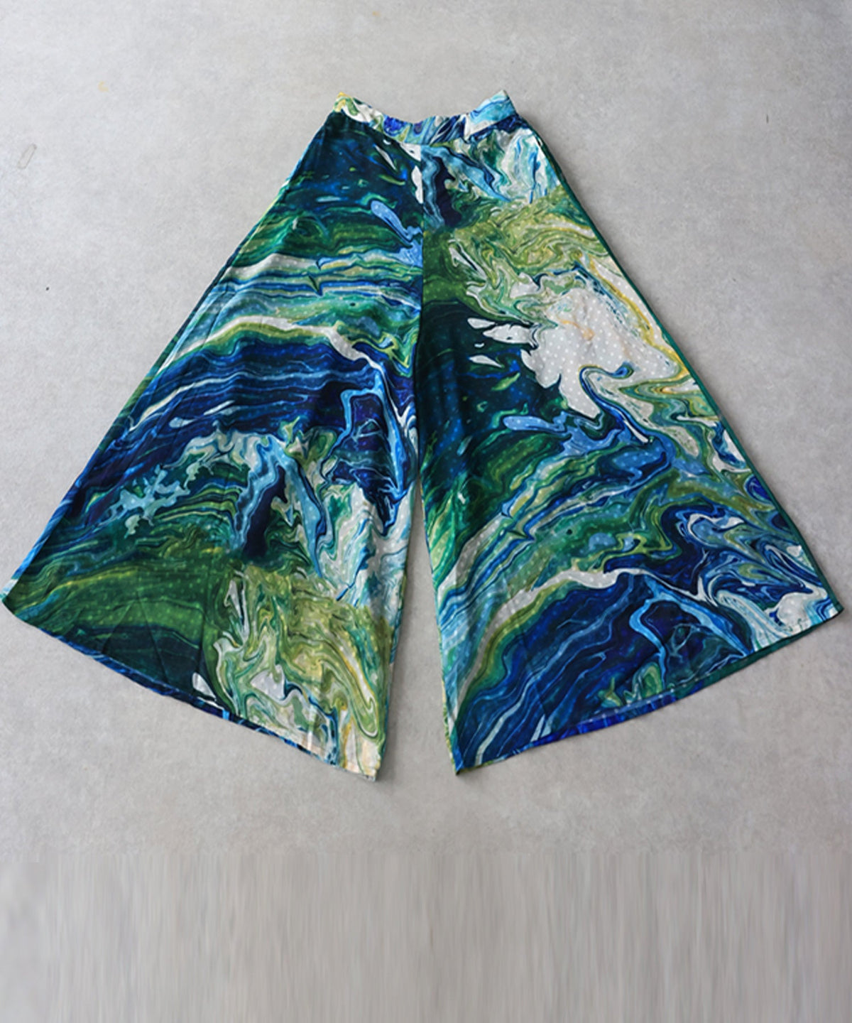 NUUUII Marble Print Art Print Wide Pants Ladies