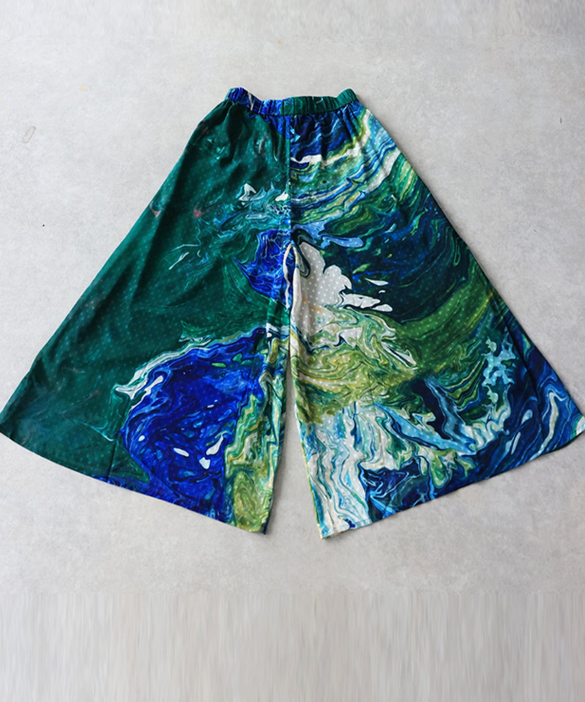 NUUUII Marble Print Art Print Wide Pants Ladies