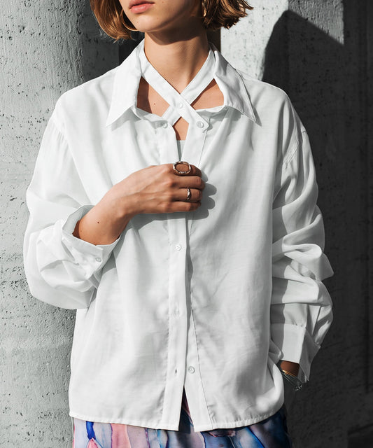 NUUUII Multi-Way Sheer Shirt Ladies