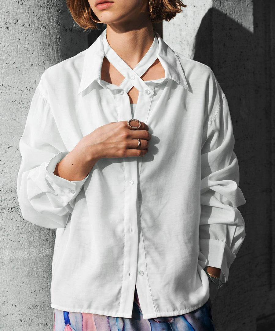 NUUUII Multi-Way Sheer Shirt Ladies